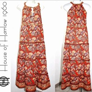 NWOT XL House of Harlow 1960 Floral Maxi Dress